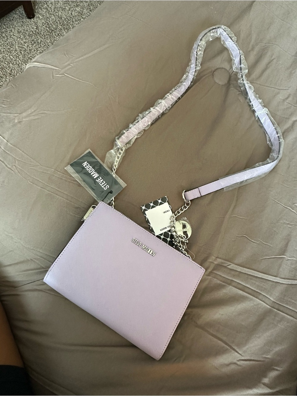 Steve Madden Lavender Crossbody Bag